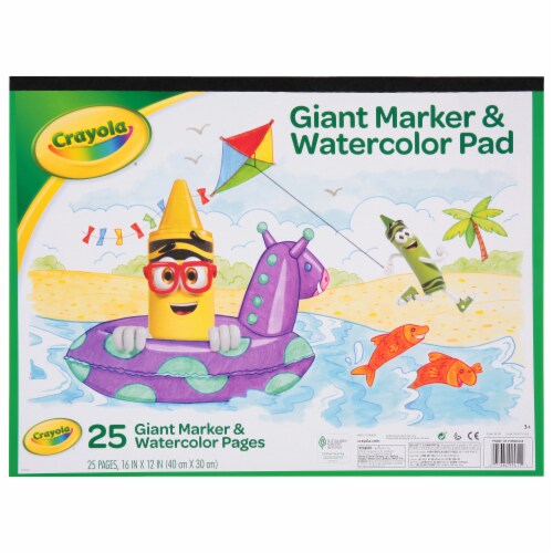 Crayola Giant Marker & Watercolor Pad Perspective: front