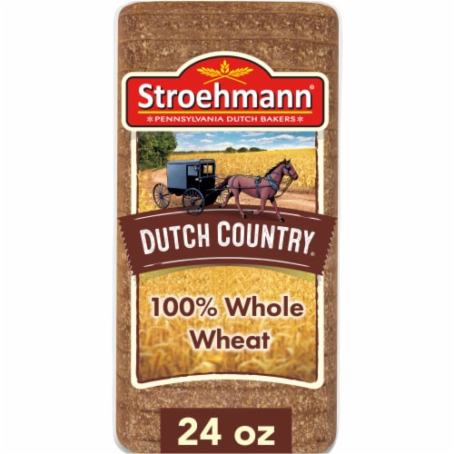 Stroehmann Dutch Country Whole Wheat Bread Perspective: front