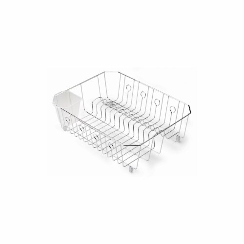 Rubbermaid Large Chrome Dish Drainer 6032ARCHROM - Pack of 6, 6