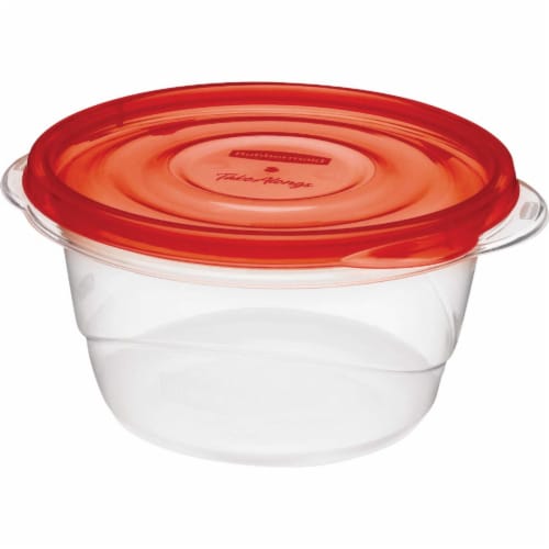 Rubbermaid Easy Find Lids Set - Clear/Red, 14 pc - Kroger