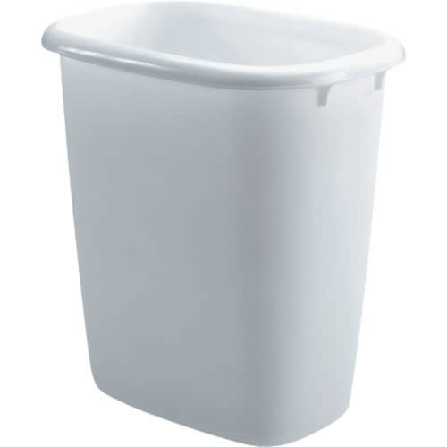 Rubbermaid 14.4 qt Plastic Oval Vanity Wastebasket Perspective: front