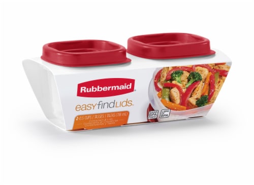 Rubbermaid Easy Find Lids 5 C. Clear Round Food Storage Container