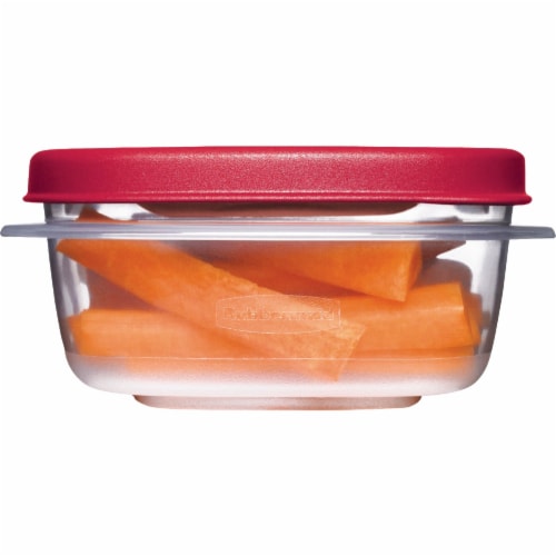 Rubbermaid Easyld 1.25C Sqr Red Perspective: front
