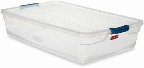 Rubbermaid Cleverstore Clear Latching Tote - Shop Storage Bins at