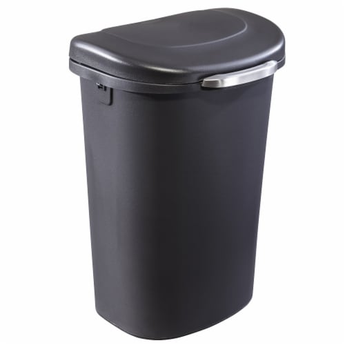 Rubbermaid Touch Top 13 Gallon Plastic Wastebasket Trash Can w