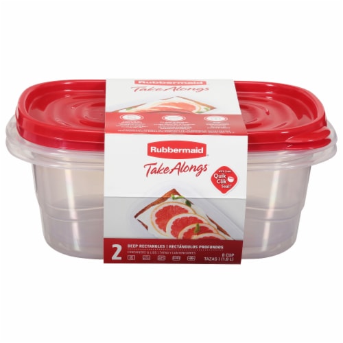 Rubbermaid® TakeAlongs Rectangle BPA-Free Plastic Food Storage Container, 3  pk - Fry's Food Stores