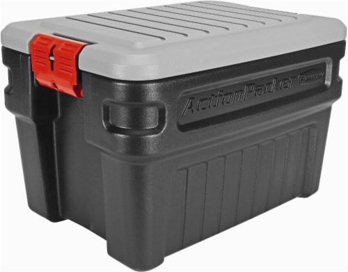 Rubbermaid Action Packer Storage Box - Black - 8 Gallon, 8 Gallon - Kroger