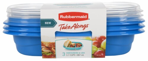 Rubbermaid TakeAlongs 4 C. Clear Rectangle Food Storage Container