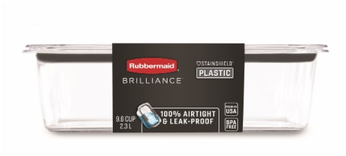 Rubbermaid® Brilliance Leakproof Container - Clear Perspective: front