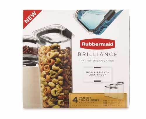 Rubbermaid Brilliance® 10-Piece Set, Leak-Proof and Clear Food Storage  Containers