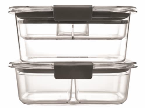 Rubbermaid® Brilliance Salad Container Kit - Clear Perspective: front