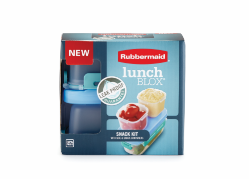 Rubbermaid Lunchblox Leak Proof Snack Container Kit Blue Clear 1 Ct Food 4 Less