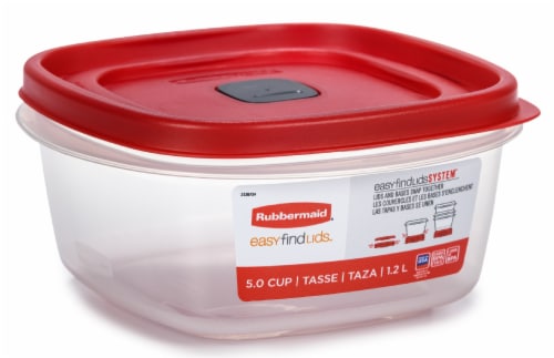 Rubbermaid® EasyFindLids™ Vented Container Perspective: front