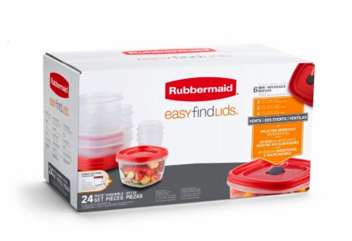 Rubbermaid 24-piece Easy Find Lids Storage Set