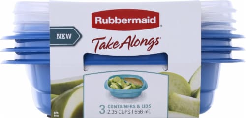 Rubbermaid Takealongs Divided Rectangular Food Storage Containers & Lids (3  ct), Delivery Near You