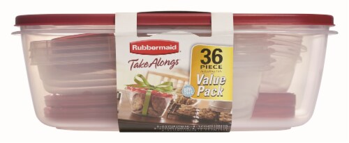 Rubbermaid TakeAlongs Food Storage Containers 36 Piece Perspective: front