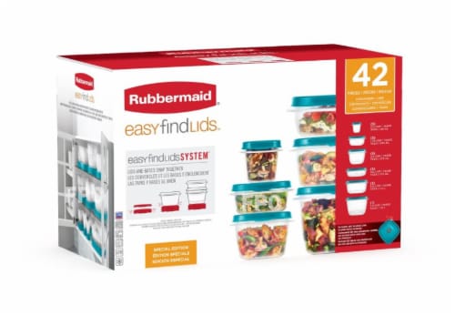 Rubbermaid Flex & Seal Food Storage Set with Easy-Find Lids (42-Piece)