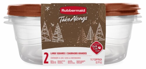 Rubbermaid 2 TakeAlongs Rectangle Food Containers with Lids - Shop