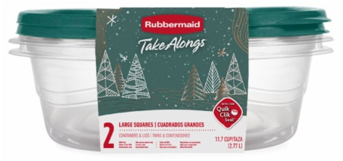 Rubbermaid TakeAlongs® Rectangular Food Storage Containers, 2 ct - Fred  Meyer