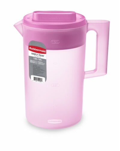 Rubbermaid® Simple Pour™ Pitcher - Pink Perspective: front