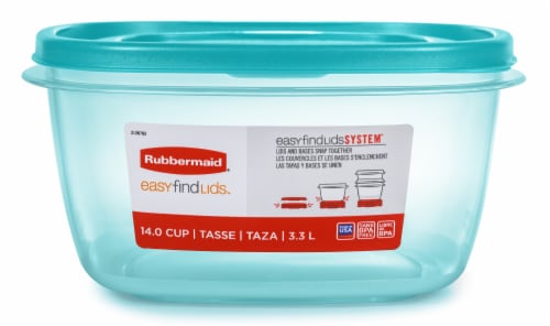 Rubbermaid® Food Storage Container - Turquoise, 1 ct - Gerbes Super Markets