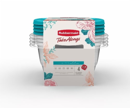 Rubbermaid® Square Take Along Containers Perspective: front