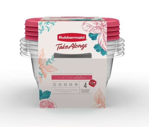 Rubbermaid® Take Alongs Deep Square Food Storage Containers Perspective: front