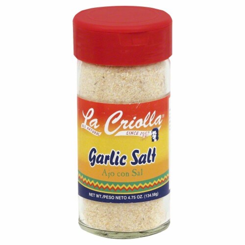 La Criolla Garlic Salt Perspective: front