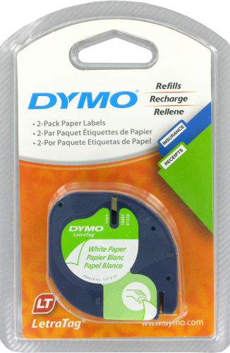 Dymo® Paper Label Tape - White, 2 pk - Kroger