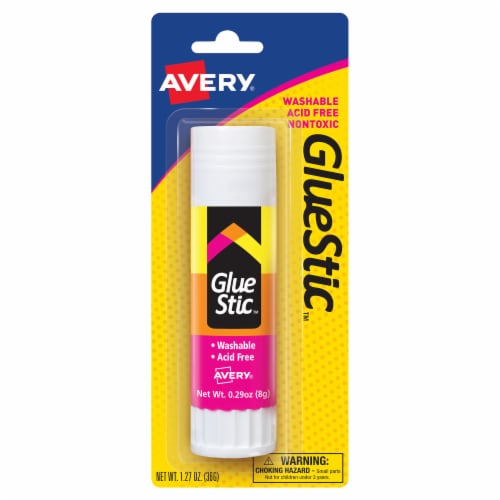 Avery Large Permanent Glue Stick - White, 1.27 oz - Fred Meyer