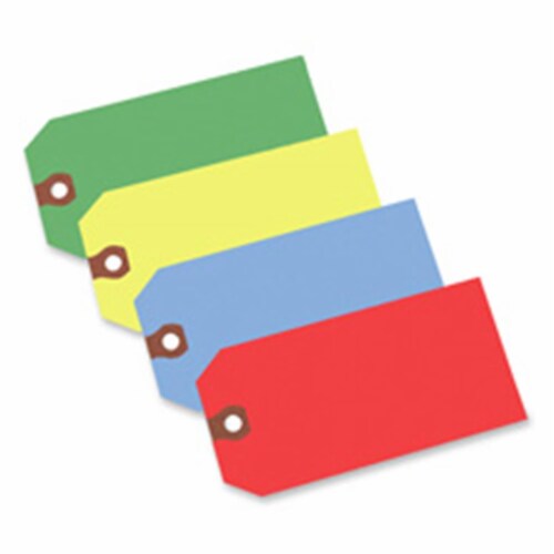 Unstrung Shipping Tags, 11.5 pt.Stock, 4.75 x 2.38, Red, 1,000/Box Unstrung Shipping Tags, 11.5 pt.Stock, 4.75 x 2.38, Red, 1,000/Box