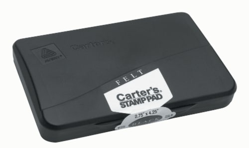 Avery® Carter's® Felt Stamp Pad - Black Perspective: front