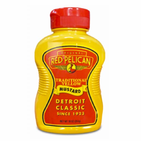 Red Pelican Yellow Mustard Perspective: front