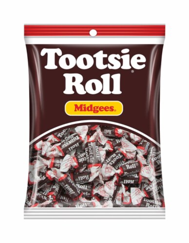 Tootsie Roll Midgees Chocolate Candy 6.5 oz. - Case Of: 12; Perspective: front