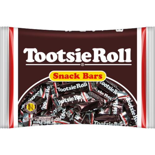 Tootsie Roll Snack Bars Halloween Candy Perspective: front