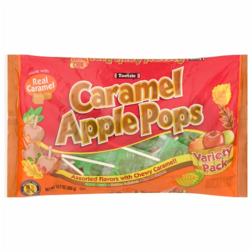 Tootsie® Caramel Apple Pops Variety Pack Perspective: front