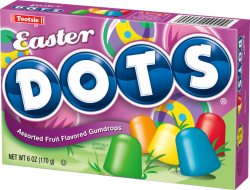 Tootsie Roll Dots Easter Candy Perspective: front