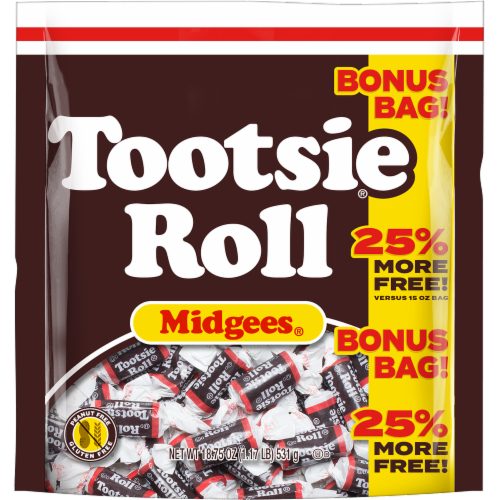 Tootsie Roll Midgees Perspective: front