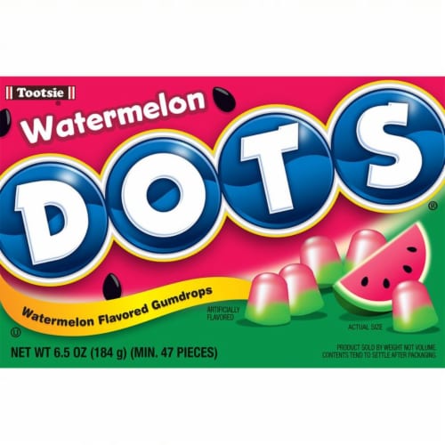 DOTS® Watermelon Flavored Gum Drops Perspective: front