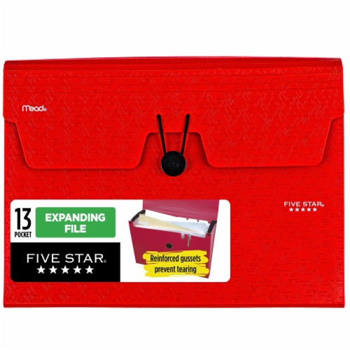 Mead® Five Star® Expanding File Perspective: front