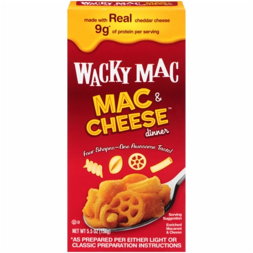 Wacky Mac & Cheese Dinner Perspective: front