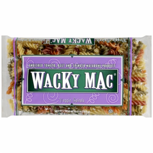 Wacky Mac® Veggie Spirals Pasta Perspective: front
