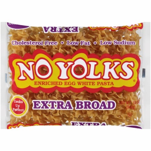 No Yolks Extra Broad Enriched Egg White Pasta Perspective: front