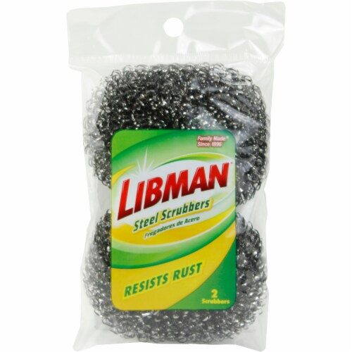 Libman® Steel Scrubbers Perspective: front