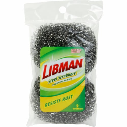 Libman® Steel Scrubbers Perspective: front