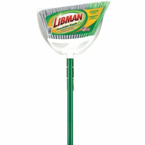 Libman® Precision Angle Broom with Dust Pan Perspective: front