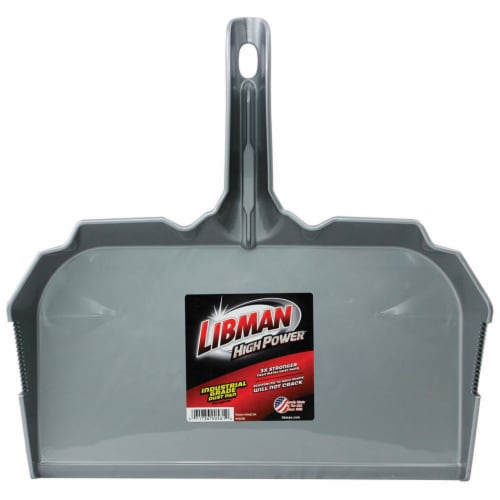 Libman® High Power Industrial Grade Dust Pan - Gray Perspective: front