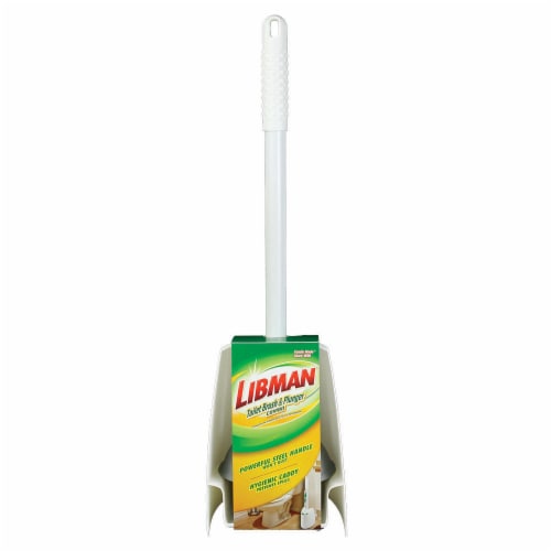 Clorox Toilet Plunger & Brush, with Carry Caddy