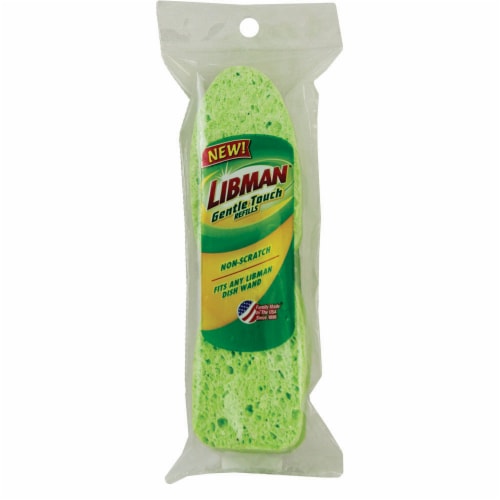 Libman® Cellulose Soap Dispensing Dish Wand Refill Perspective: front