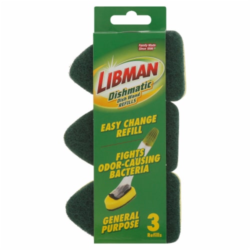 Libman® Dishmatic Dish Wand General Duty Refill, 3 pk - King Soopers